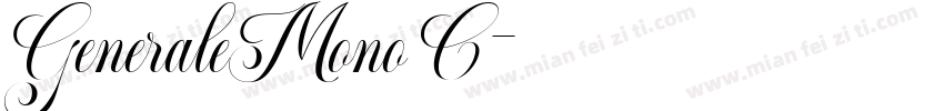GeneraleMono C字体转换